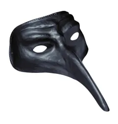 Venetian mask with nose black