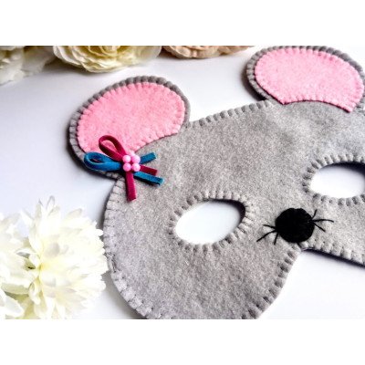 Mouse mask with decoration Ditte