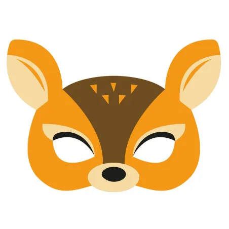 Deer mask felt
