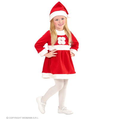 Miss Santa costume, 98-110 cm