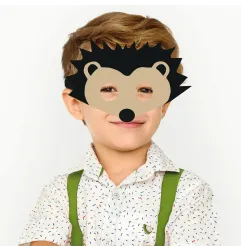 Hedgehog mask felt