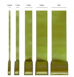 Satīna lente zaļa 38mm, 23m