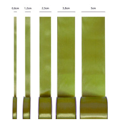 Satin ribbon green 50mm, 23m