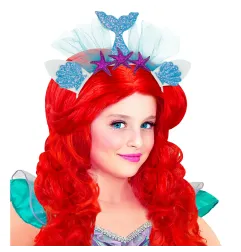 Mermaid tiara, blue