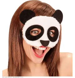 Panda mask, fluffy