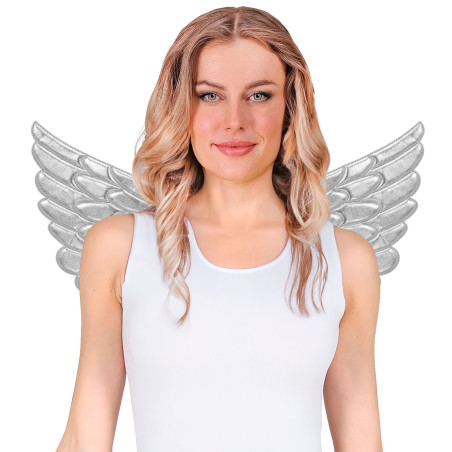 Wings silver, 57x26 cm