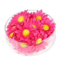 Daisies fuchsia pink, 20 pcs.