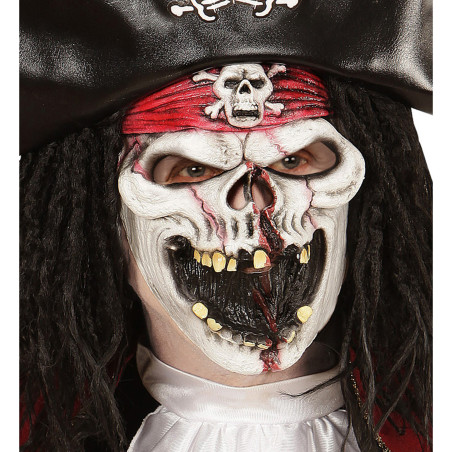 Ghost ship pirate mask, for kids