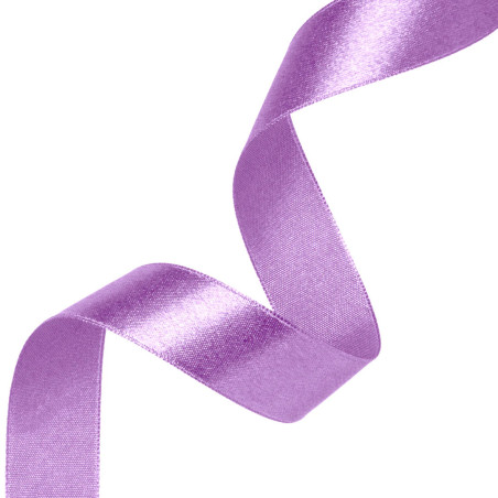 Satin ribbon lilac 38mm, 23m