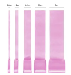 Satin ribbon heavenly lilac 38mm, 23m