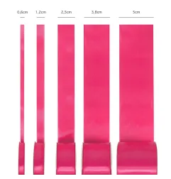 Satin ribbon dark pink 25mm, 23m