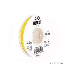 Satin ribbon honey 6mm, 23m