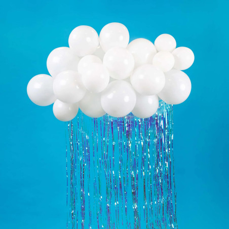 White balloon 12 cm, latex