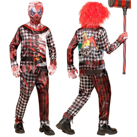 Evil clown costume, 116-164 cm