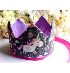 Fabric crown Unicorn
