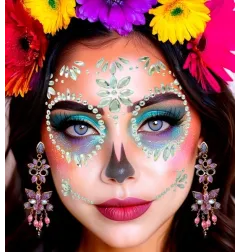 Face jewels - Dia de los muertos