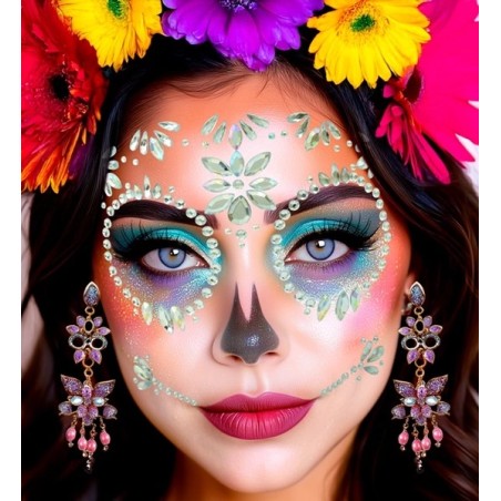 Face jewels - Dia de los muertos