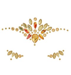 Face jewels - Diamonds yellow