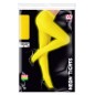 Women's 40 DEN neon yellow fluorescent tights, suitable for costumes, parties and stage roles