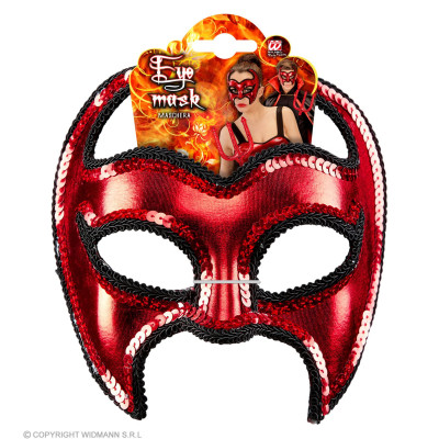 Devil mask with sequins