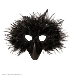 Black bird mask