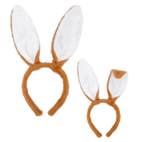 Bunny ears are brown