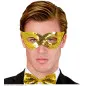 Eye mask gold with sequins