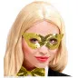 Eye mask gold with sequins