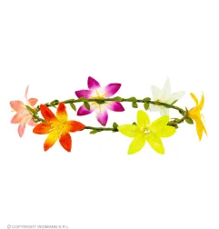 A wreath of hibiscus flowers