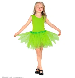 Tutu tilla svārki zaļi, 30 cm