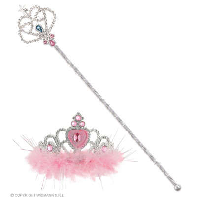 Pink crown with wand