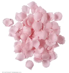 Pink fabric petals, 150 pcs.