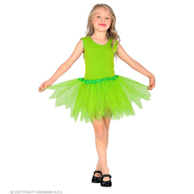 Tutu tulle skirt green, 30 cm