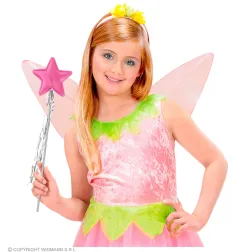 Magic wand with pink star