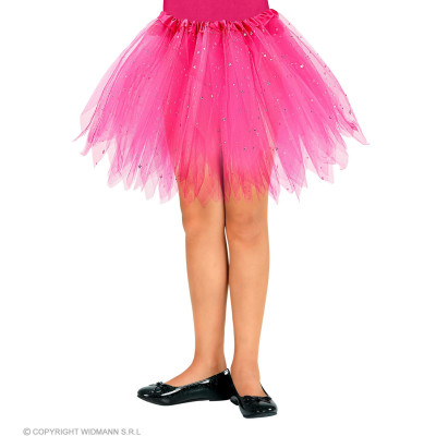 Tutu tulle skirt pink, 30 cm