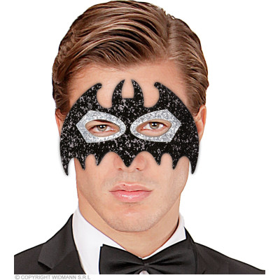 Batman mask silver/black