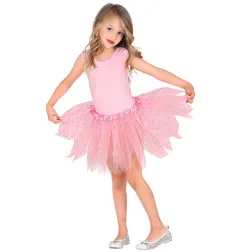 Tutu tilla svārki gaiši rozā, 30 cm