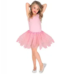 Tutu tilla svārki gaiši rozā, 30 cm