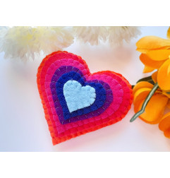 Decor Rainbow heart