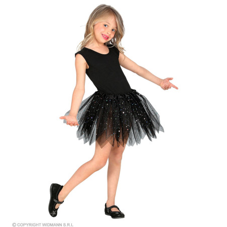 Tutu tilla svārki melni, 30 cm