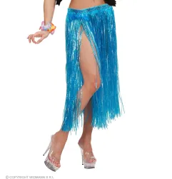 Hawaiian skirt blue, 75 cm