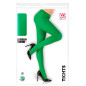 Women's 40 DEN green tights, suitable for everyday wear, parties and costume looks