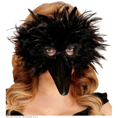 Black bird mask