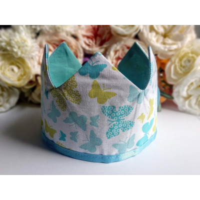 Fabric crown Butterflies