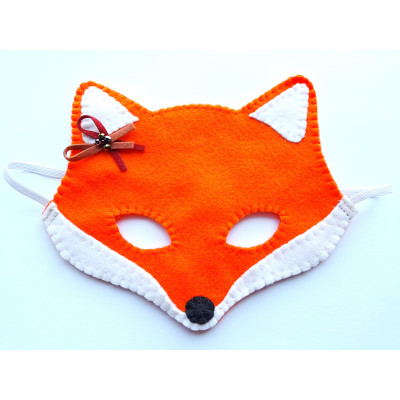 Fox mask with decoration Ditte